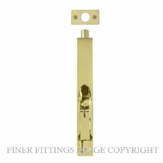 WINDSOR 5028 UB FLUSH BOLT UNLACQUERED BRASS