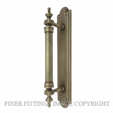 WINDSOR 5038 RB PULL HANDLE ON BACK PLATE ROMAN BRASS