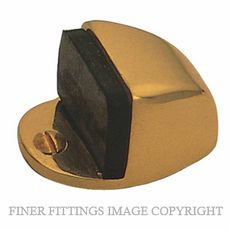 WINDSOR 5062 UB 22MM DOORSTOP FLOOR MOUNT UNLACQUERED BRASS