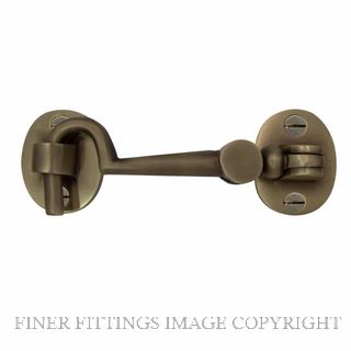 WINDSOR 5142 RB CABIN HOOK 100MM ROMAN BRASS