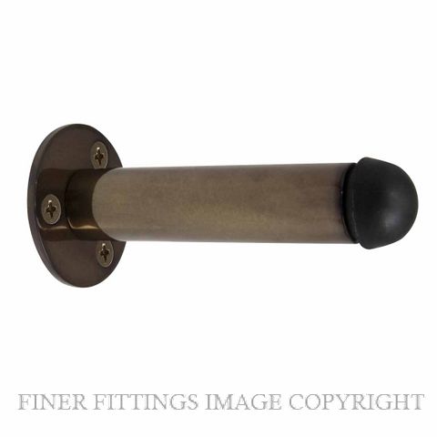 WINDSOR 5186 AB 87MM PIPE DOORSTOP SKIRTING FIX ANTIQUE BRONZE