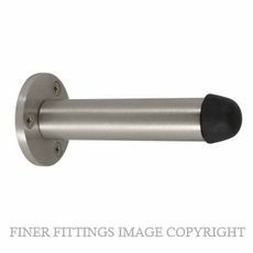 WINDSOR 5186 BN 87MM PIPE DOORSTOP SKIRTING FIX BRUSHED NICKEL