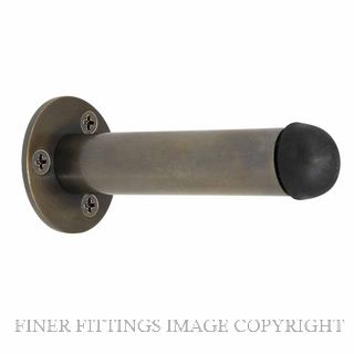 WINDSOR 5186 OR 87MM PIPE DOORSTOP SKIRTING FIX OIL RUBBED BRONZE