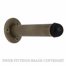 WINDSOR 5186 RB 87MM PIPE DOORSTOP SKIRTING FIX ROMAN BRASS