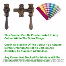 WINDSOR 5138 PC FRENCH DOOR CATCH TEARDROP POWDER COAT