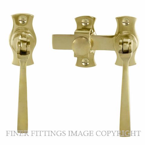 WINDSOR 5139 PB FRENCH DOOR CATCH SQUARE POLISHED BRASS