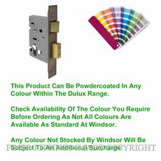 WINDSOR 1114 - 1115 PC EURO MORTICE LOCKS POWDERCOAT