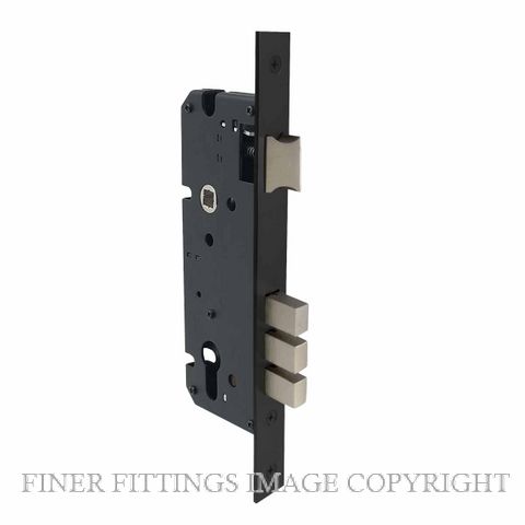 WINDSOR 1142 - 1143 BLK EURO MORTICE LOCKS MATT BLACK