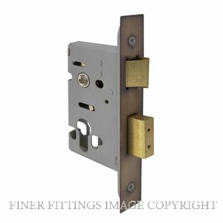 WINDSOR 1114 NB 45MM EURO MORTICE LOCK NATURAL BRONZE