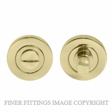 WINDSOR 8188 PB PRIVACY TURN & RELEASE - 50MM ROSE POLISHED BRASS