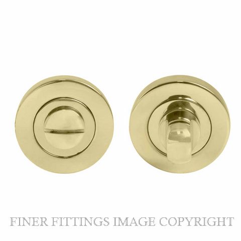 WINDOR 8188 PB PRIVACY TURN & RELEASE - 50MM ROSE POLISHED BRASS