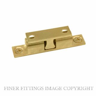 WINDSOR 5015 UB 47MM DOUBLE BALL CATCH UNLACQUERED BRASS