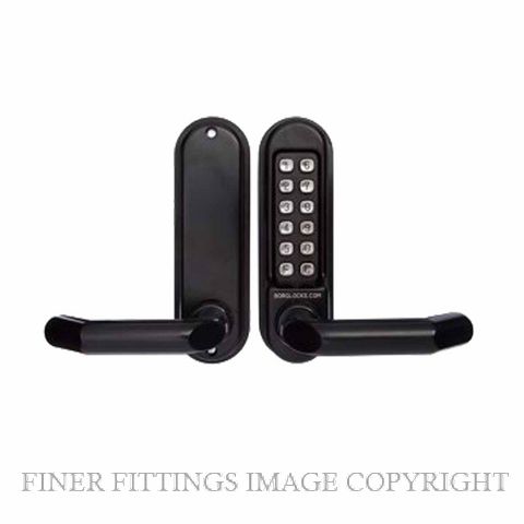 BORG 5001MGPRO MARINE GRADE LEVER DIGITAL LOCK MATT BLACK