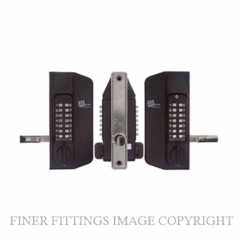 BORG BL3150GATE DIGITAL GATE LOCK MATT BLACK