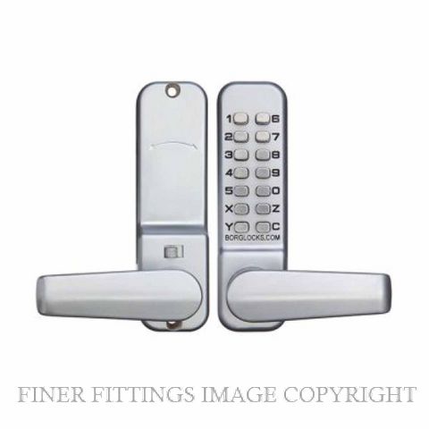 BORG BL2301SC DIGITAL LEVER LOCK SATIN CHROME