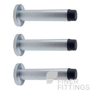 WINDSOR BRASS 5298 85MM D/STOP CONC SKIRTING FIX 3PK SATIN ANODISED
