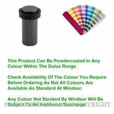 WINDSOR 5307-PC 90MM DOORSTOP ALI FLOOR MOUNT POWDER COAT