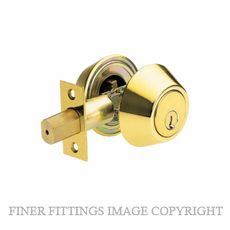 BRAVA D372B DOUBLE KEY DEADBOLT POLISHED BRASS