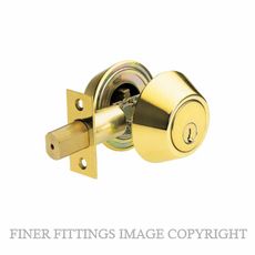 BRAVA D372B DOUBLE KEY DEADBOLT POLISHED BRASS