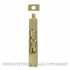 WINDSOR 5308 UB HEAVY DUTY FLUSHBOLT 150X25MM UNLACQUERED BRASS