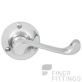 DELF 0560 LEVER ON ROSE FURNITURE CHROME PLATE