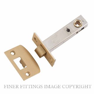 TRADCO 6224 TUBE LATCH - SPLIT CAM 70MM SATIN BRASS