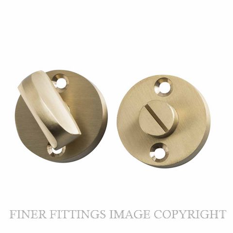 TRADCO 6631 PRIVACY SNIB ROUND SATIN BRASS