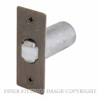 WINDSOR BRASS 1119 ROLLER CATCH (T-STRIKE INCLUDED) ANTIQUE BRONZE