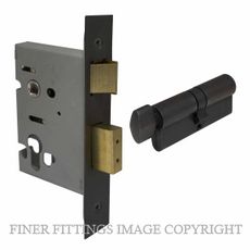 WINDSOR 1170 BLK LOCK KIT - EURO 57MM (1115+1148) MATT BLACK