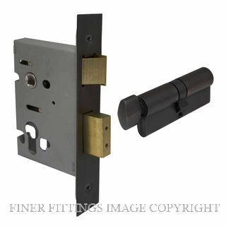 WINDSOR 1170 BLK LOCK KIT - EURO 57MM (1115+1148) MATT BLACK