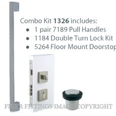 WINDSOR BRASS 1326 MARCO PULL HANDLE LOCK KITS