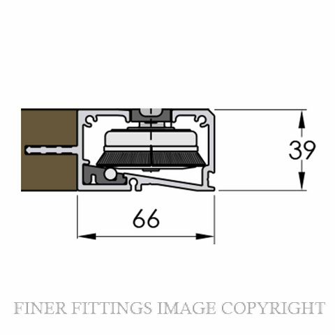 BRIO 98HSF WEATHERFOLD STANDARD SILL ANODISED