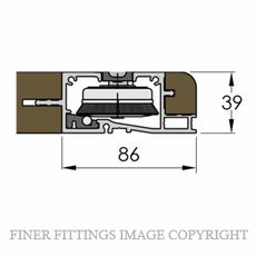 BRIO 98HSG WEATHERFOLD SILL FOR TIMBER NOSE ANODISED