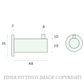 JNF IN.14.501 CLOTHES HOOK SATIN STAINLESS