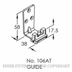 BRIO 106AT ADJUSTABLE GUIDE MULTIPULE PANELS T SLOT