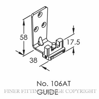 BRIO 106AT ADJUSTABLE GUIDE MULTIPULE PANELS T SLOT