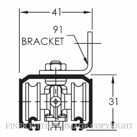 BRIO 120A TOP TRACK MILL FINISH