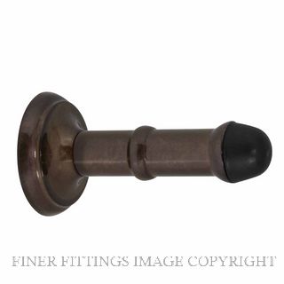 WINDSOR 5090 AB 73MM DOORSTOP CONCEALED SKIRTING FIX ANTIQUE BRONZE