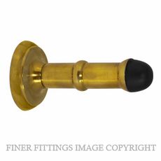 WINDSOR 5090 UB 73MM DOORSTOP CONCEALED SKIRTING FIX UNLACQUERED BRASS