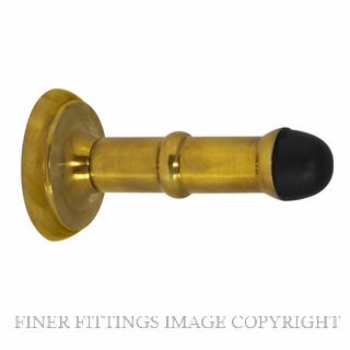 WINDSOR 5090 UB 73MM DOORSTOP CONCEALED SKIRTING FIX UNLACQUERED BRASS