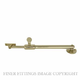 WINDSOR 5205 PB TELESCOPIC STAY - ROUND POLISHED BRASS