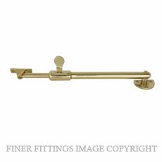 WINDSOR 5205 UB TELESCOPIC STAY - ROUND UNLACQUERED BRASS