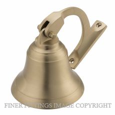 TRADCO 6681 SHIPS BELL D100MM SATIN BRASS