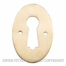 TRADCO 6693 PRESSED ESCUTCHEON SATIN BRASS