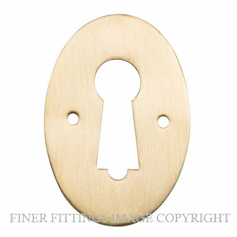 TRADCO 6693 PRESSED ESCUTCHEON SATIN BRASS