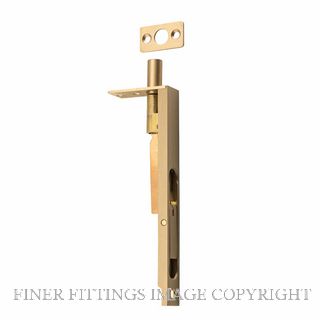 TRADCO 7730 FLUSH BOLT 150 X 19MM SATIN BRASS