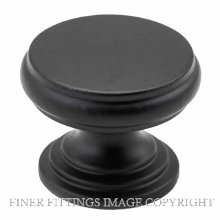 TRADCO 3878 - 3879 CABINET KNOBS MATT BLACK
