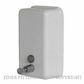 METLAM ML605W VERTICAL LIQUID SOAP DISPENSER WHITE POWDER COAT