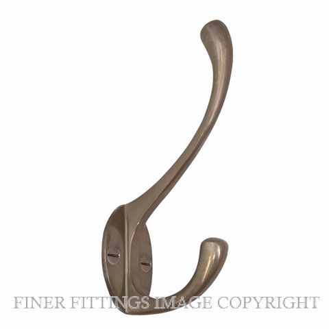 WINDSOR 3024 NB HAT AND COAT HOOK NATURAL BRONZE