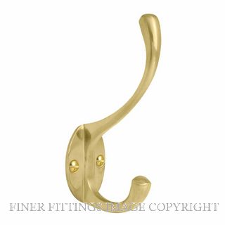 WINDSOR 3024 PB HAT AND COAT HOOK POLISHED BRASS